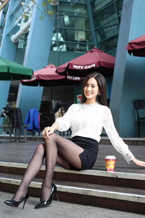 [Mzsock] NO.056 Zhang Jun OL uniform high heels beautiful legs outdoor shooting street photography#[103P]-86